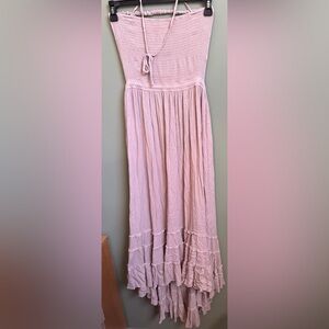 Elegant Pink Maxi Dress